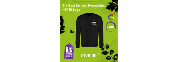 8 x Best Selling Sweatshirts