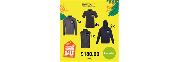 Regatta Lite Summer Workwear Package + FREE logo
