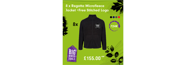 8 x Regatta Microfleece Jacket