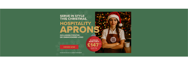Festive Hospitality Aprons