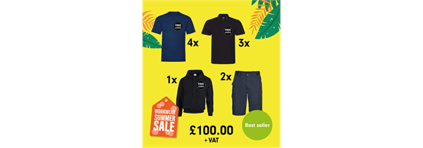 Essential Summer Workwear Package One + FREE logo