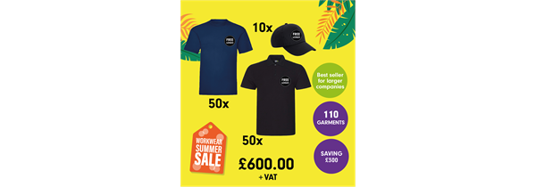 Mega Summer T-Shirt & Logo Package + FREE logo