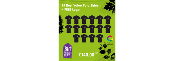 16 x Pro RTX Pro Pliqué Best Value polo Shirts