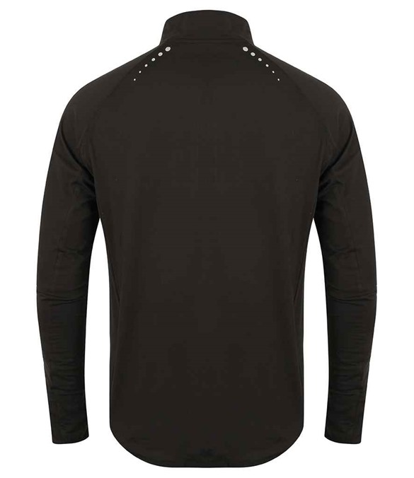 Tombo Long Sleeve Zip Neck Performance Top