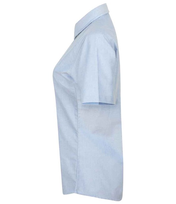 Henbury Ladies Short Sleeve Classic Oxford Shirt