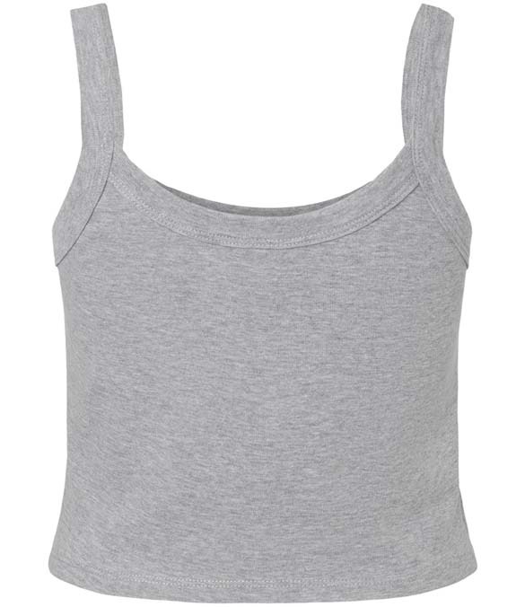 Bella Ladies Micro Rib Spaghetti Strap Tank Top