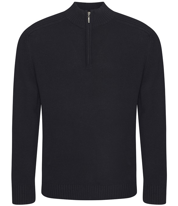 Wakhan ¼ regen zip knit sweater