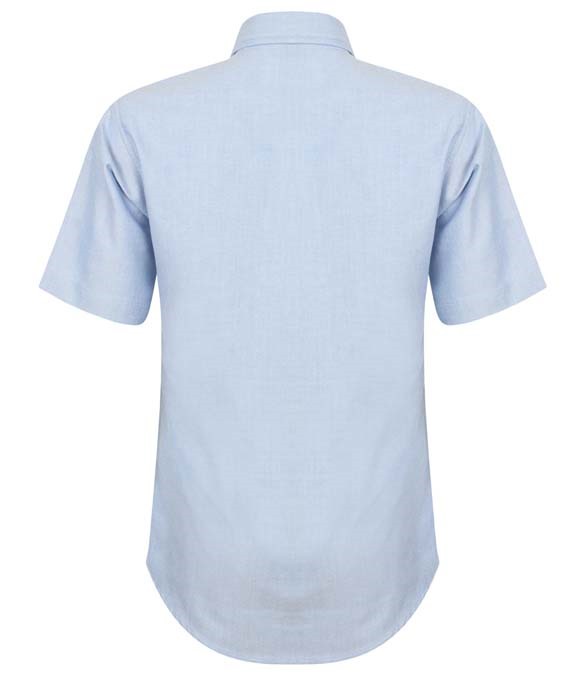 Henbury Ladies Short Sleeve Classic Oxford Shirt