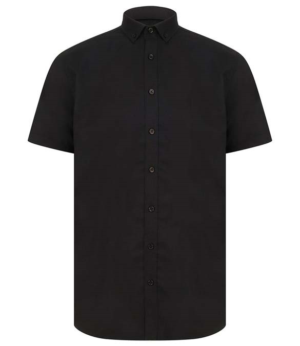 Henbury Modern Short Sleeve Regular Fit Oxford Shirt