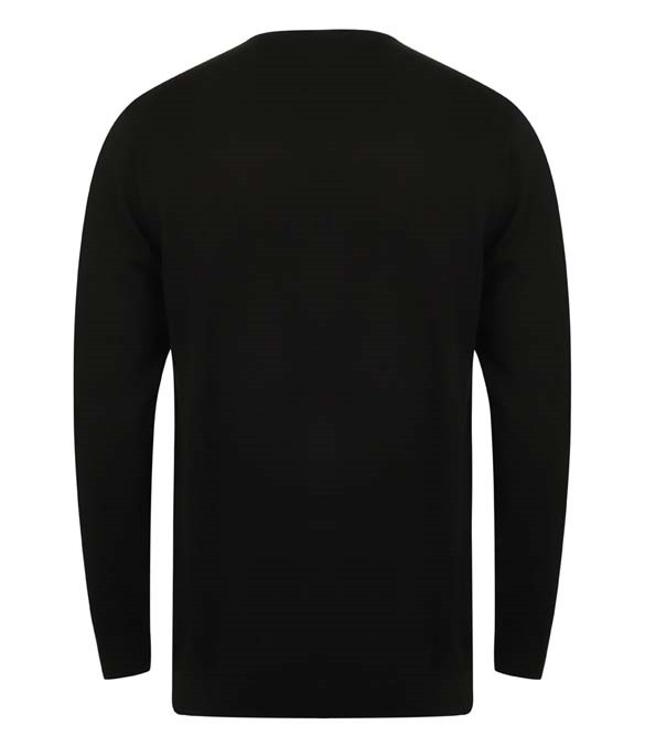 Henbury Lightweight Cotton Acrylic Crew Neck Sweater