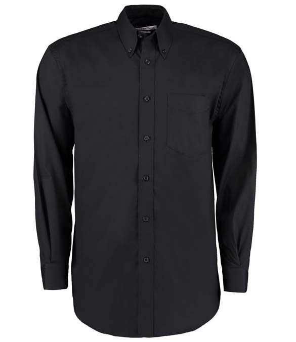 Kustom Kit Premium Long Sleeve Classic Fit Oxford Shirt