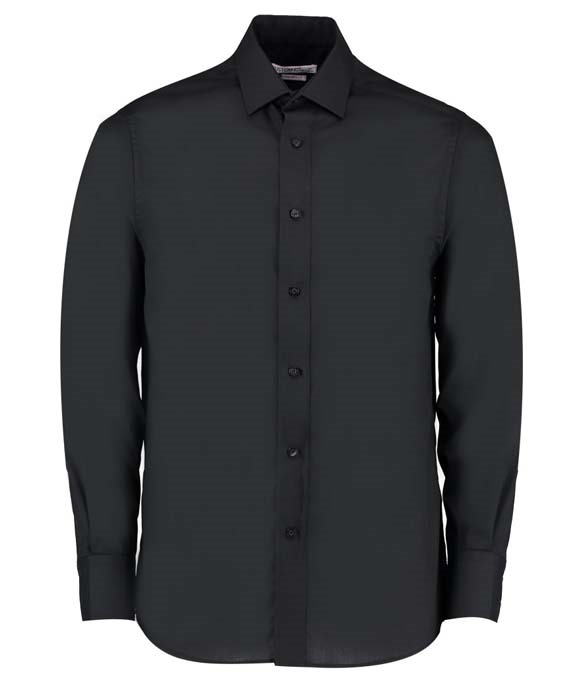 Kustom Kit Long Sleeve Tailored Business Shirt