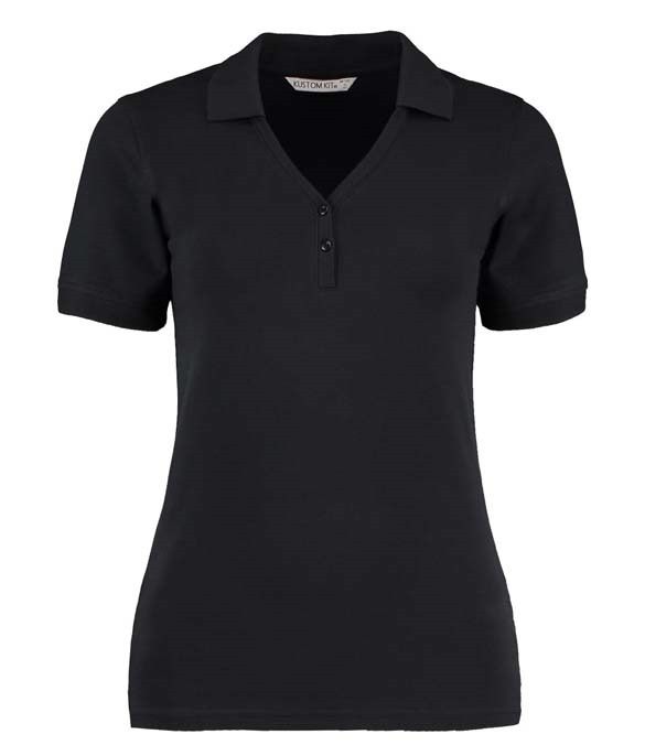 Kustom Kit Sophia Comfortec&#174; V Neck Polo Shirt