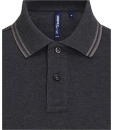 Men's classic fit tipped polo