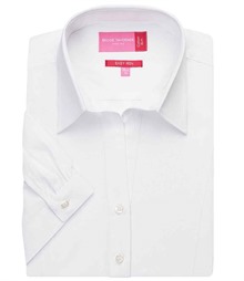 Brook Taverner Ladies Paduli Short Sleeve Poplin Shirt