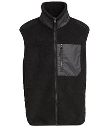 Bonded sherpa vest