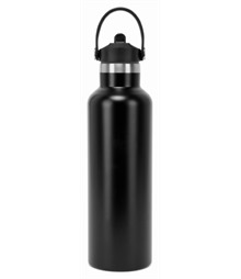 TriDri? Vacuum sports water bottle with flip-up straw