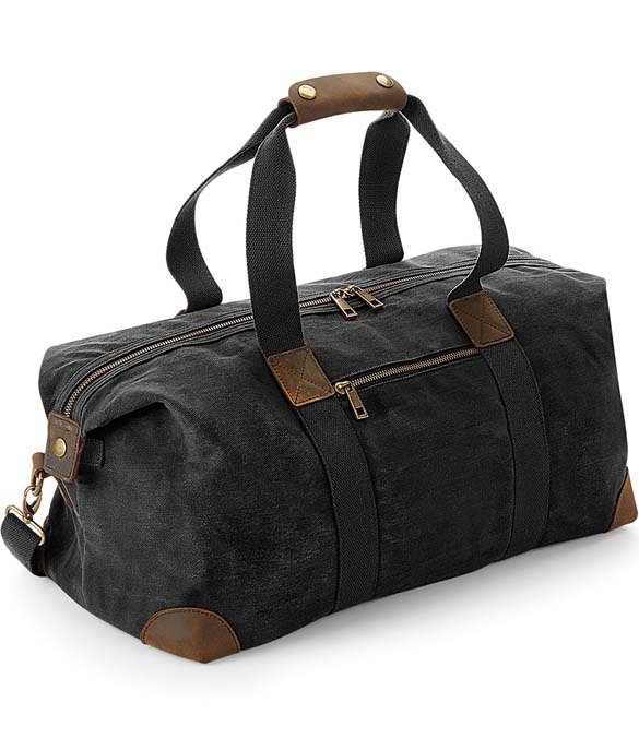 Quadra Heritage Waxed Canvas Holdall