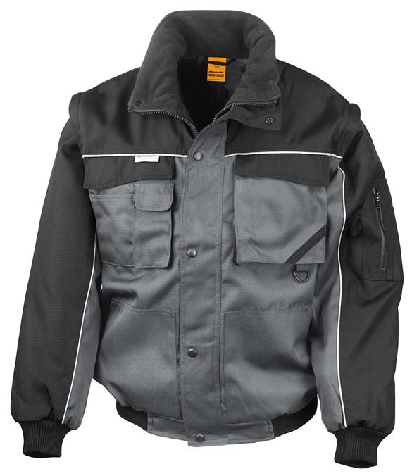 Result Work-Guard Zip Sleeve Heavy Duty Jacket