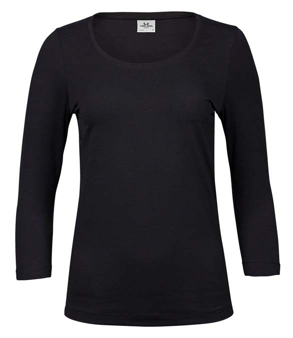 Tee Jays Ladies Stretch 3/4 Sleeve T-Shirt