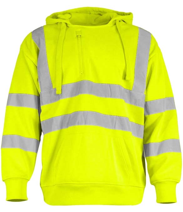 Warrior Hi- Vis Pull On Hoodie