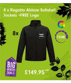 8 x Regatta Ablaze Softshell Jackets