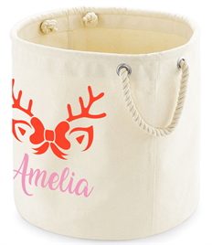 Personalised Heavy Canvas Gift Trug