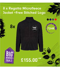 8 x Regatta Microfleece Jacket