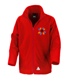 Fleece - left breast embroidered school badge - KIDS