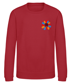 Sweatshirt - left breast embroidered school logo - KIDS