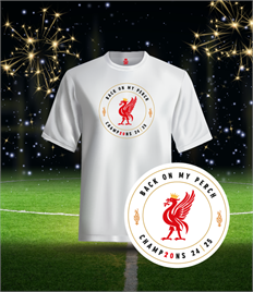 24/25 LFC PL CHAMPIONS KIDS TEE #8W