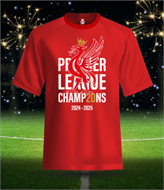 24/25 LFC PL CHAMPIONS ADULT TEE #5