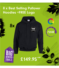 8 x Best Selling Pullover Hoodies