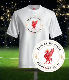 24/25 LFC PL CHAMPIONS ADULT TEE #8W