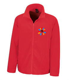 Fleece - left breast embroidered school badge - ADULTS